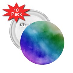 Rainbow Watercolor 2 25  Buttons (10 Pack)  by StuffOrSomething