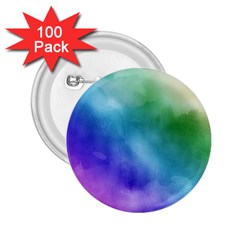 Rainbow Watercolor 2 25  Buttons (100 Pack)  by StuffOrSomething