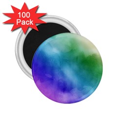 Rainbow Watercolor 2 25  Magnets (100 Pack)  by StuffOrSomething