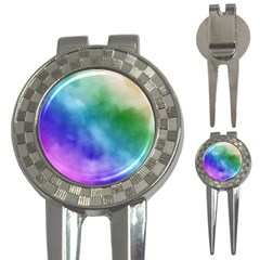 Rainbow Watercolor 3-in-1 Golf Divots by StuffOrSomething