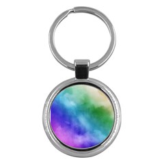 Rainbow Watercolor Key Chains (round)  by StuffOrSomething