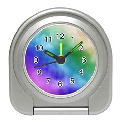 Rainbow Watercolor Travel Alarm Clocks by StuffOrSomething