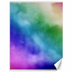 Rainbow Watercolor Canvas 36  X 48   by StuffOrSomething