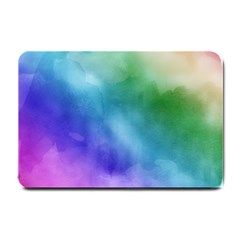 Rainbow Watercolor Small Doormat  by StuffOrSomething