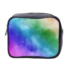 Rainbow Watercolor Mini Toiletries Bag 2-side by StuffOrSomething