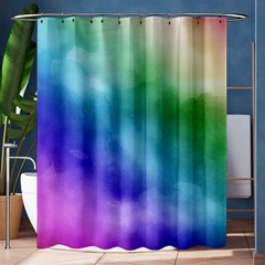 Rainbow Watercolor Shower Curtain 60  X 72  (medium)  by StuffOrSomething