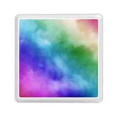 Rainbow Watercolor Memory Card Reader (square)  by StuffOrSomething