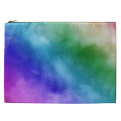 Rainbow Watercolor Cosmetic Bag (xxl)  by StuffOrSomething