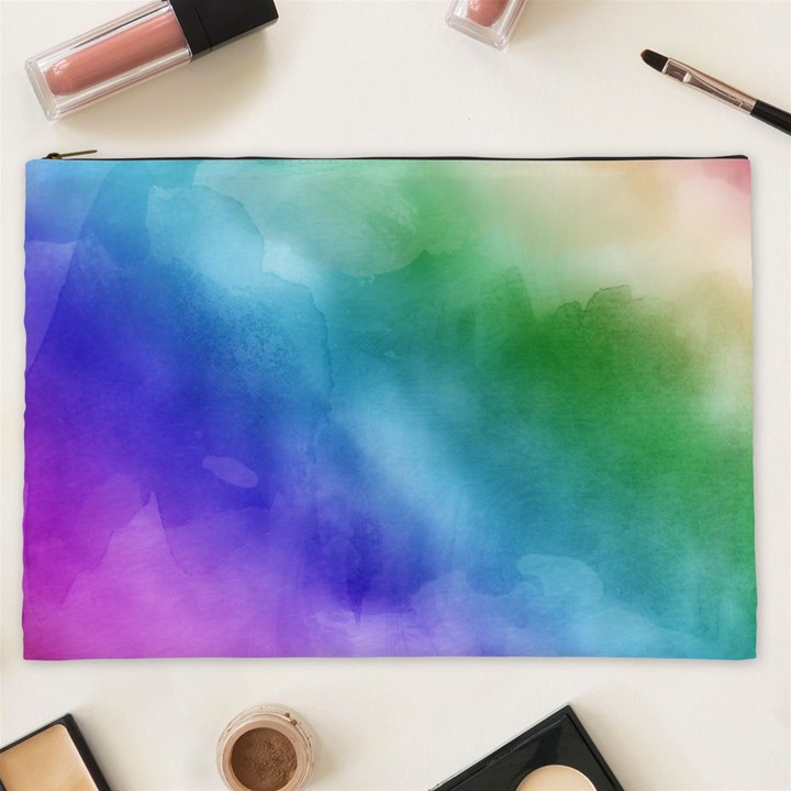 Rainbow Watercolor Cosmetic Bag (XXL) 