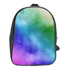 Rainbow Watercolor School Bags (xl)  by StuffOrSomething