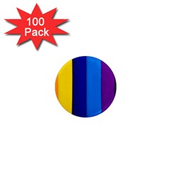 Rainbow Painting On Wood 1  Mini Magnets (100 Pack)  by StuffOrSomething