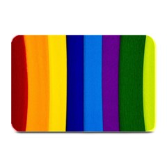 Rainbow Painting On Wood Plate Mats by StuffOrSomething