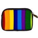 Rainbow Painting On Wood Digital Camera Cases Back