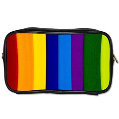 Rainbow Painting On Wood Toiletries Bags 2-side by StuffOrSomething