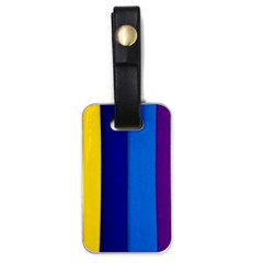 Rainbow Painting On Wood Luggage Tags (one Side)  by StuffOrSomething