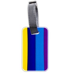 Rainbow Painting On Wood Luggage Tags (two Sides) by StuffOrSomething