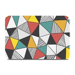 Colorful Geometric Triangles Pattern  Plate Mats by TastefulDesigns