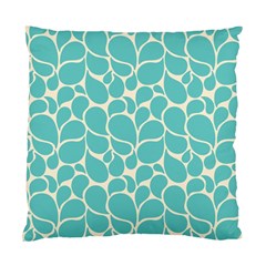 Blue Abstract Water Drops Pattern Standard Cushion Case (one Side) by TastefulDesigns