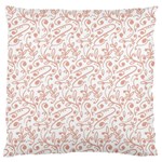 Hand Drawn Seamless Floral Ornamental Background Large Flano Cushion Case (One Side) Front