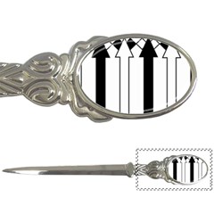 Funny Black And White Stripes Diamonds Arrows Letter Openers by yoursparklingshop