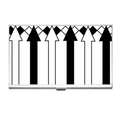 Funny Black And White Stripes Diamonds Arrows Business Card Holders by yoursparklingshop