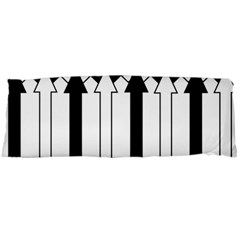 Funny Black And White Stripes Diamonds Arrows Body Pillow Case (dakimakura) by yoursparklingshop