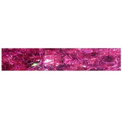 Festive Hot Pink Glitter Merry Christmas Tree  Flano Scarf (large) by yoursparklingshop