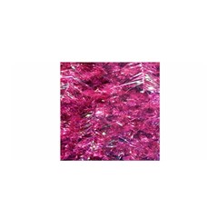 Festive Hot Pink Glitter Merry Christmas Tree  Satin Wrap by yoursparklingshop