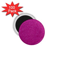 Metallic Pink Glitter Texture 1 75  Magnets (100 Pack)  by yoursparklingshop