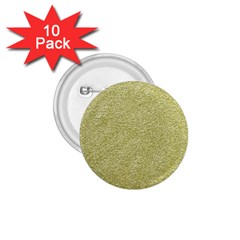 Festive White Gold Glitter Texture 1 75  Buttons (10 Pack) by yoursparklingshop