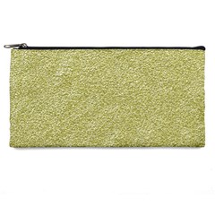 Festive White Gold Glitter Texture Pencil Cases by yoursparklingshop