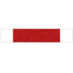 Festive Red Glitter Texture Flano Scarf (large) by yoursparklingshop