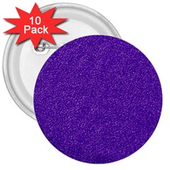 Festive Purple Glitter Texture 3  Buttons (10 Pack)  by yoursparklingshop