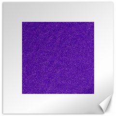 Festive Purple Glitter Texture Canvas 20  X 20   by yoursparklingshop