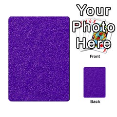 Festive Purple Glitter Texture Multi-purpose Cards (rectangle) 