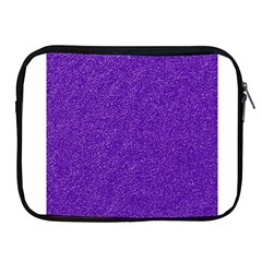 Festive Purple Glitter Texture Apple Ipad 2/3/4 Zipper Cases by yoursparklingshop