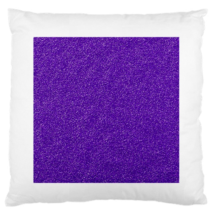 Festive Purple Glitter Texture Standard Flano Cushion Case (One Side)