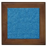 Festive Blue Glitter Texture Framed Tiles Front