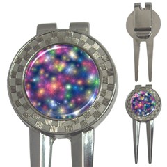 Starlight Shiny Glitter Stars 3-in-1 Golf Divots