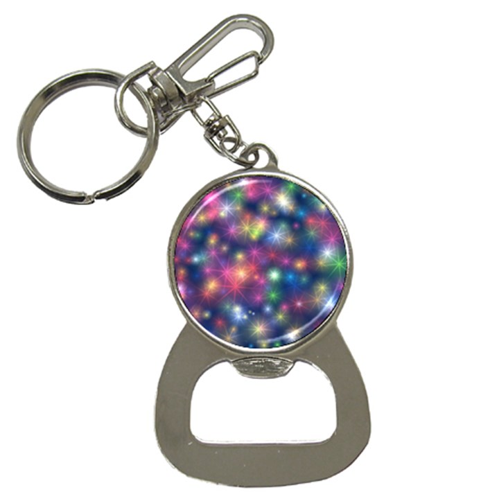 Starlight Shiny Glitter Stars Bottle Opener Key Chains