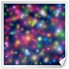 Starlight Shiny Glitter Stars Canvas 16  x 16  