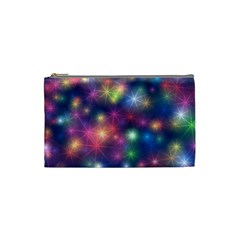 Starlight Shiny Glitter Stars Cosmetic Bag (Small) 