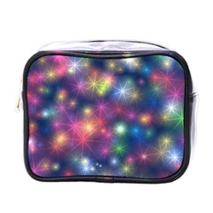 Starlight Shiny Glitter Stars Mini Toiletries Bags by yoursparklingshop