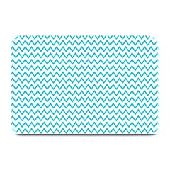 Blue White Chevron Plate Mats by yoursparklingshop