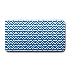 Dark Blue White Chevron  Medium Bar Mats by yoursparklingshop