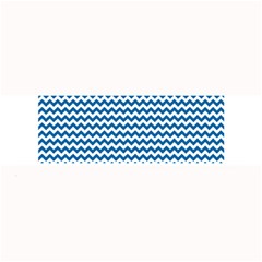 Dark Blue White Chevron  Large Bar Mats by yoursparklingshop