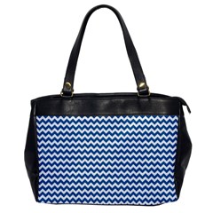 Dark Blue White Chevron  Office Handbags by yoursparklingshop