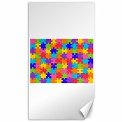 Funny Colorful Puzzle Pieces Canvas 40  X 72   by yoursparklingshop