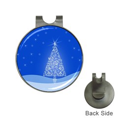 Blue White Christmas Tree Hat Clips With Golf Markers by yoursparklingshop