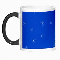 Blue White Christmas Tree Morph Mugs by yoursparklingshop